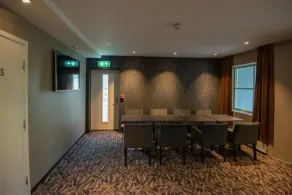 Sandnessjøen Overnatting - Sitzecke in der Lobby