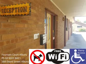 Fountain Court Motor Inn Albury - Reception