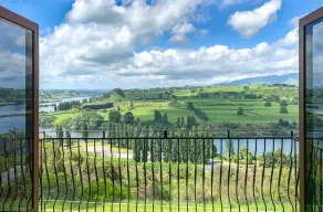 Lake Karapiro Lodge - Vistas desde la habitación