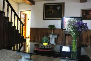 Hostal Los Volcanes - Coin salon dans le hall