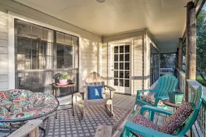 NY! Riverfront House m / Deck, 7 Mi til San Marcos! - Interiør