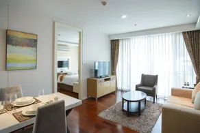 GM Serviced Apartment - Vue de la chambre