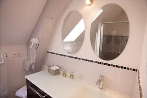 Logis Hotels - Auberge de l'Île - Hôtel 3 étoiles et Restaurant - Salle de bain