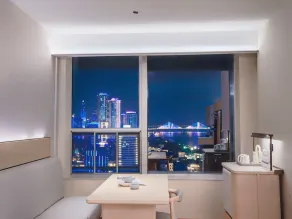 JI Hotel Wuhan Hanjiang Road Pedestrian Street River View - Vista dalla camera