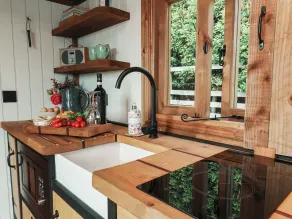 Thistlewoods Shepherds Hut - Cucina privata
