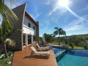 Casa de Luxo em Escarpas com 5 suítes - Piscina
