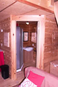 Les Chalets du Trappeur avec Spa et Sauna - Salle de bain