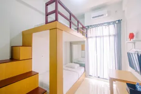 Compact and Relaxing Studio at Dave Apartment By Travelio - Chambre
