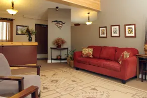 Coho Cottages - Siddeområde i lobbyen