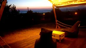 Saros Tepe Camping - Vistas desde la habitación