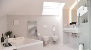 Luxury Nassa Penthouse with Private Terrace in Lugano - Badeværelse