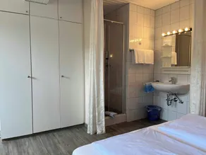 Pension adaptée aux familles | Vue montagne - Salle de bain