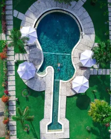 Aldi's Bungalow - Piscine