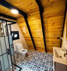 Özel Havuz & Jakuzili Bungalov - Bathroom