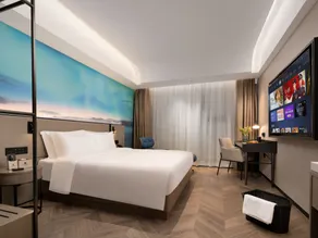 Echarm PLUS International Hotel Zhujiang New Town Wuyangcun Metro Station - Free Deliver Service to Canton Fair Complex During Canton Fair Period - Room