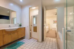Pavillions 17 Waterfront with Private Pool and Buggy - Salle de bain