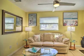 Comfy Dunedin Escape: 1 Block to Main Street! - Interior