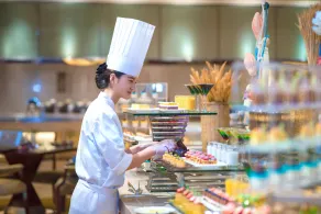 昆明呈贡南亚风情园豪生大酒店 - Restaurant