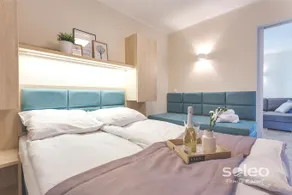 SOLEO Family Resort - domki w Rewalu 3 min od Morza - 3 Baseny, 5 Jacuzzi, Sauna, ANIMACJE, Małpi Gaj, 3 Sale Zabaw, 4 Place Zabaw, 2 Restauracje - Habitación