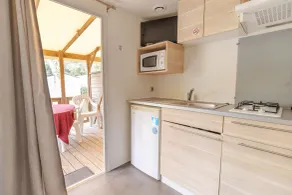 Camping Les Chèvrefeuilles - Eget kök