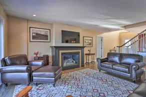 Beautiful Lakefront Retreat w/ Deck & Views! - Interior