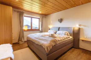 Appartamento con griglia, idromassaggio e giardino | Vista sulla montagna - Camera