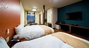 Ryokan with natural hot springs and okonomiyaki Miyajima-an Hiroshima - Chambre