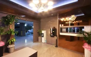 Amor Hotel Gimhae - Coin salon dans le hall