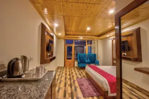 Snow City's Montana Blues Resort Manali - Heated & Air-Cooled Stay - Room