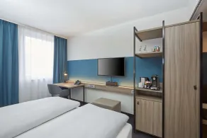 H4 Hotel Leipzig - Vue de la chambre