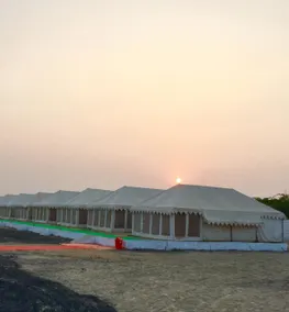 Kutch Classic Resort Camp - Ausblick vom Zimmer