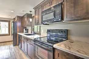 Platte Lake Home w/ Boat Launch & Deck! - Interior