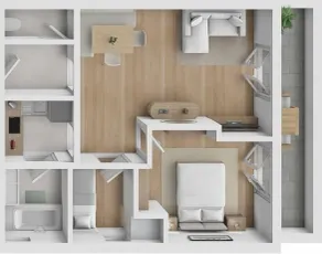 ULA easy stay - Planlösning