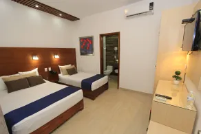 Hotel Del Carmen en el centro de Tuxtla Gutiérrez  - Chambre
