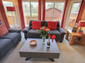 Striding Edge Lodge - Living area