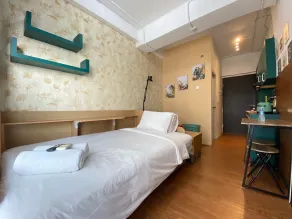 Bohemian Beauty Studio Room At Grand Asia Afrika Apartment - Værelse