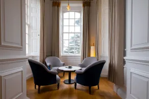 Fowey Hall Hotel - Zona de estar del vestíbulo