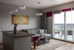 Apartamenty Towarowa Poznań - Vista do quarto