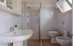 Villa Diamante Torre Lapillo Con Aire Acondicionado, Estacionamiento Y Wi-Fi - Baño