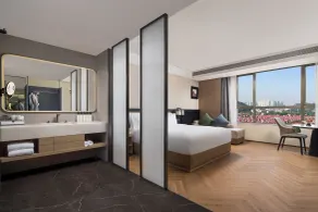 Mehood Lestie International Hotel Panyu Flagship Branch - Free Shuttle Bus to Canton Fair Complex During Canton Fair Period - Vista dalla camera