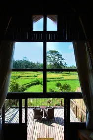 De Klumpu Bali Eco Tradi Stay - Ausblick vom Zimmer