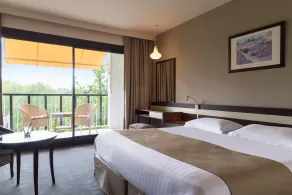 Hôtel Villa Borghèse Gréoux - Vue de la chambre