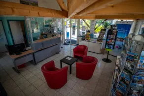 Mobil-home avec barbecue, terrasse et jardin - Réception