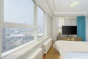 NO.8 Qing Ni Apartment(DL Railway Station Zhongshan Square Branch ) - Udsigt fra værelset