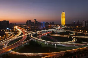 JW Marriott Hotel Zhengzhou - Ausblick vom Zimmer