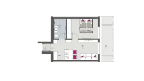 Aparthotel Dorf570 - Quarto