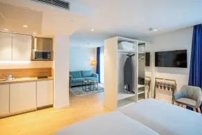 abba Apartments Playa de Gros San Sebastián - Chambre