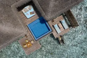 Huvafen Fushi Maldives - Utsikt från rummet