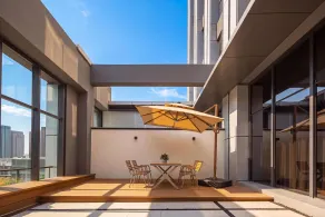 Hilton Garden Inn Zaozhuang Shizhong - Ausblick vom Zimmer