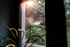 Csendeskert Wellness Apartments - Garden, grill, chill - Ausblick vom Zimmer